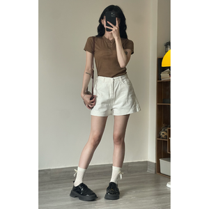 Pantalones Cortos Deportivos Transpirables para Mujer, Varios Colores, Estilo Coreano, 100% Algodón Orgánico, Hechos en Vietnam, Muestra Gratis, Mejor Precio - Product Image 1