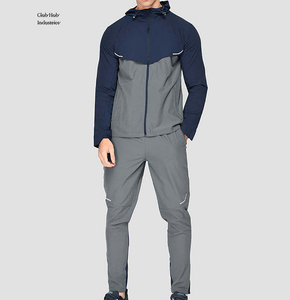 Conjunto Deportivo Premium para Hombre, Ligero, Resistente al Viento, de Poliéster y Spandex, Tejido Elástico en Cuatro Direcciones - Product Image 1