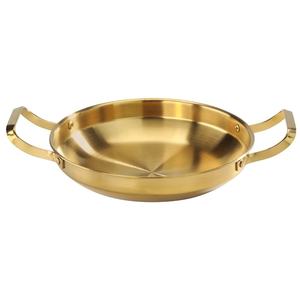 Cooking <b>Pan</b> W/Dual <b>Handles</b> Round No Coating Stainless Steel Henry Foodservice Shandong, China - Product Image 1