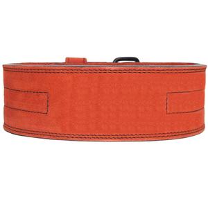 Fitness 10mm cuero de vaca gamuza recto cinturón de levantamiento de pesas doble punta Deadlift Squat soporte de espalda baja levantamiento de pesas - Product Image 1