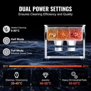 120W 3L Ultra sonico pulitore gioielli macchina per pulire con cestello riscaldatore e Timer di pulizia migliorata - Product Image 4