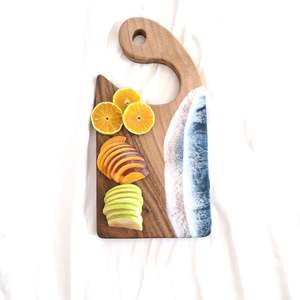 Planche à découper en bois Coastal Art - Facile à nettoyer, compatible lave-vaisselle - Product Image 2