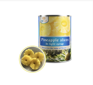 Vietnam Factory ISO Standard Factory Price Best Selling Canned <b>Pineapple</b> Slices In <b>Light</b> Syrup - Product Image 1