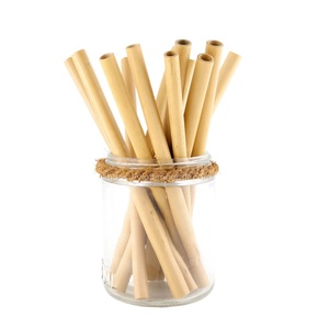 Individually Wrapped Organic Bamboo <b>Straws</b>, Reuse Bamboo Fiber <b>Straw</b> Bar Accessories <b>for</b> <b>Drinks</b>, Drinkware From Vietnam - Product Image 6