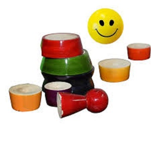 Juego de Siete Piedras o Pithu de PVC Colorido, Juguete Inflable Antideslizante para Lanzar a la Atrapa, para Fiestas Infantiles, Juego al Aire Libre o en Interiores - Product Image 4