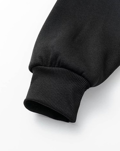 Sudadera con capucha y cremallera para hombre, personalizada al por mayor, con estampado de anime Velocity, estilo oversize, streetwear, negra, de punto, corte regular, para otoño - Product Image 6
