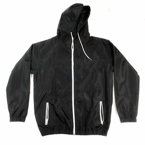 Ensemble court coupe-vent unisexe zippé personnalisé 100 % polyester style décontracté été vente en gros couleur personnalisée pour hommes - Product Image 6