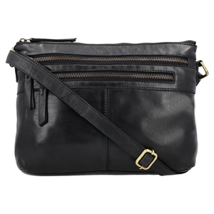 Sacoche d'affaires vintage décontractée en cuir véritable et toile pour homme – Vente en gros – Sacs bandoulière messager d'été - Product Image 2
