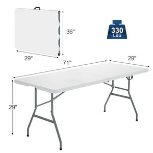 โต๊ะพับพกพาสำหรับตั้งแคมป์พร้อมหูหิ้วสำหรับปิกนิก - Product Image 5
