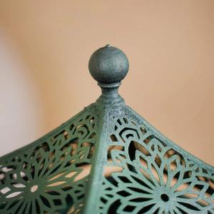TULIP HANDICRAFTS - Farol de Metal Hecho a Mano Estilo Marroquí, Portavelas Decorativo, Decoración Vintage para Mesa o Pared - Product Image 5