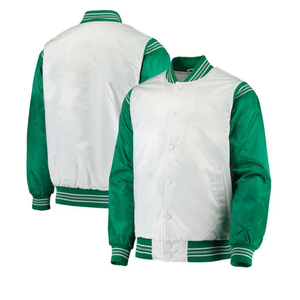 Chaqueta Varsity de Tela Suave para Hombre, Mangas Largas, Última Llegada, Alta Visibilidad, Unisex, Servicio OEM, Chaqueta del Mejor Fabricante para Hombre - Product Image 1