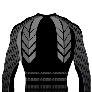 Camiseta de Manga Larga para Hombre, Corte Ajustado, Algodón, Estilo Raglán, Lisa, para Gimnasio - Product Image 2