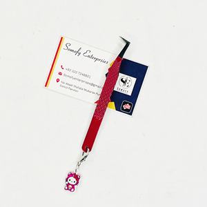 Pince à cils professionnelle Somofy Enterprises en acier inoxydable avec logo personnalisé, pince à cils à 90 degrés, breloque chat, durable - Product Image 3