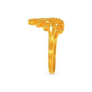 Anillo de Oro Whisper Garden, Anillo de Oro Premium con Diseño de Flor y Enredadera para Mujer, Diseño Botánico Inspirado en la Naturaleza, Joyería Fina - Product Image 4