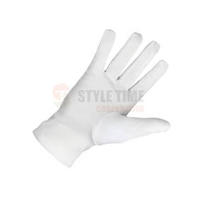 Gants maçonniques en coton de haute qualité avec une coupe confortable, des coutures soignées et un aspect formel classique pour les cérémonies - Product Image 4
