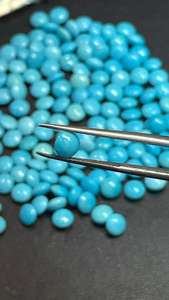 Envío Rápido al por Mayor: Gemas Sueltas de Turquesa Natural Sleeping Beauty de 5 mm, Forma Bati, para Diseñadores de Joyería - Product Image 2