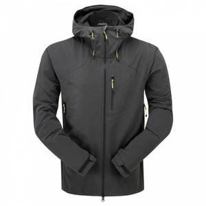 Vente en gros personnalisé hommes veste de plein air imperméable Pure coupe-vent veste de Softshell d'hiver unie respirante avec polaire - Product Image 1