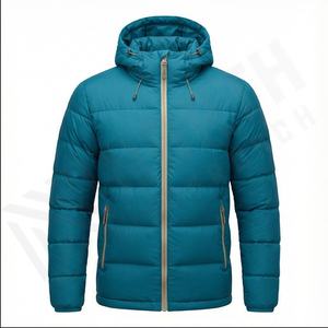 Haute qualité hommes en plein air hiver veste de Ski respirant chaud coupe-vent bouffant fermeture à glissière décontracté grande taille tissu imperméable - Product Image 1
