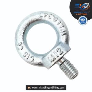 Perno de ojo de acero inoxidable DIN 580 con cabeza de anillo para uso en construcción, aparejos industriales y fijaciones generales. - Product Image 2