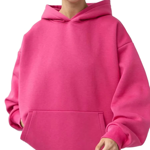 Plus Size Women's Solid <b>Purple</b> <b>Hoodie</b> Drop Shoulder Long Sleeve Casual Sweatshirt - Product Image 4