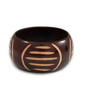 Bracelets en bois imperméables de luxe inspirés de la mode pour femmes, couleurs personnalisées et surface lisse, pour mariage, fête, cadeaux d'affaires - Product Image 1