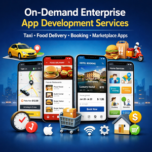 Soluciones avanzadas de aplicaciones bajo demanda para la reserva de taxis, la entrega de comida y plataformas de servicios - Product Image 1