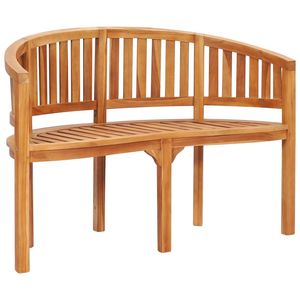 Panca da Giardino in Legno di Teak Naturale, Lunga 120 cm, Resistente e con Struttura Robusta - Product Image 2
