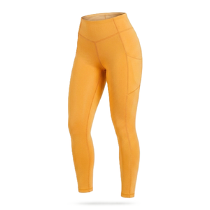 High Waist <b>Leggings</b> <b>with</b> <b>Pocket</b> Stretch Full Length Knitted Spandex Polyester Breathable Quick Dry Women's Activewear - Product Image 1