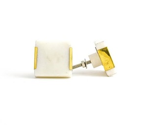 Bouton de placard en marbre, poignée de meuble de luxe pour la maison, 100% marbre, quincaillerie de meuble, bouton de tiroir et de placard, fournisseur en gros - Product Image 3
