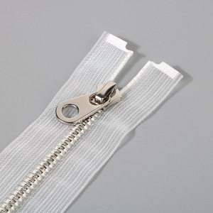 Fermeture éclair métallique à dents en maille, extrémité ouverte, couleur platine cuivre, pour vêtements, personnalisable - Product Image 2