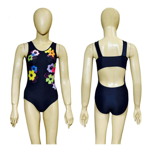 Justaucorps de gymnastique pour filles et femmes, avec strass, manches en maille dégradée, justaucorps de danse par sublimation, vêtements de sport de compétition, vente en gros - Product Image 3