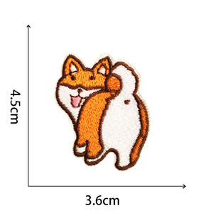 Factory Direct Custom Embroidery Patches Iron On Rose Badge 3D Embroidered Floral Fabric Patch for Hats Caps Bags <b>Jackets</b> DIY - Product Image 1