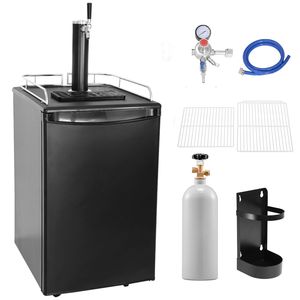Dispenser Kegerator per Birra alla Spina a Singola Fontana con Cilindro CO2, Vassoio Raccogligocce e Controllo Temperatura 32-50 Fahrenheit - Product Image 5