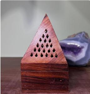 Difusor de Aromaterapia Hecho a Mano con Madera de Sándalo Geométrica y Ecológica para el Hogar, Incienso Indio para Todas las Estaciones - Product Image 2