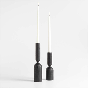 Vintage <b>Black</b> Finish Iron <b>Candlestick</b> Holders for Home Wedding Holiday Decoration Tabletop Handmade Candle Holders - Product Image 4