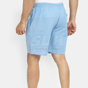 Pakistan Made 100% Cotton Solid Casual Men Shorts Mid Waist Drawstring Closure High Quality Comfortable Breathable Quick Dry - Product Image 2