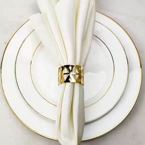 Anillos para Servilletas de Mesa Elegantes, Accesorios Decorativos con Estilo para Fiestas, Hoteles y Uso Doméstico - Product Image 4