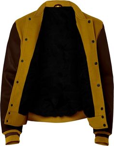 Blouson bomber classique américain pour homme, style universitaire, avec écussons personnalisés pour l'équipe et une construction de haute qualité - Product Image 3