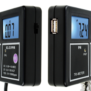 Testeur de qualité de l'eau numérique 5-en-1 - Testeur multiparamètres pour pH, EC, CF, TDS et température avec affichage triple instantané - Product Image 4