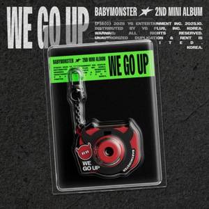 BABYMONSTER มินิอัลบั้มชุดที่2 [WE GO UP] พวงกุญแจมินิบีมเวอร์ชันอัลบั้มออฟฟิเชียลของกลุ่มไอดอลเกาหลี KPOP ซีดีสะสมของขวัญฟรีสำหรับแฟนคลับ - Product Image 1