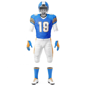 Nouveau design Maillot de football américain Service OEM Vente chaude Tenue d'équipe pour jeunes Uniforme de football pour hommes Shorts élégants - Product Image 2