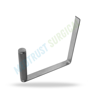 Écarteurs à angle droit 24 cm, instrument neurochirurgical pour la rétraction des tissus profonds en chirurgie de la colonne vertébrale - Product Image 4