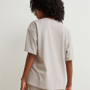 Ensembles courts en satin et dentelle de soie, 2 pièces, robe de nuit, pyjamas, vêtements de nuit grande taille pour femmes, robe de nuit, pyjamas - Product Image 5