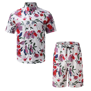 Conjunto de Pantalones Cortos Casuales de Verano para Hombre, Camiseta de Manga Corta, Pantalones Cortos Deportivos Sólidos, Conjunto de 2 Piezas de Ropa de Marca para Hombre - Product Image 5