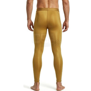 Leggings de compression durables pour hommes, coupe flexible, vêtements de sport, idéaux pour l'entraînement et la routine de fitness - Product Image 4
