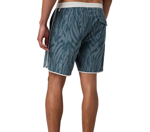 Shorts de plage personnalisés avec poche, imprimé floral coloré, séchage rapide, vêtements de surf - Product Image 4