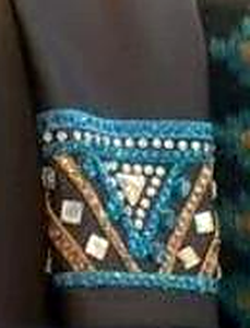 เสื้อเชิ้ตคาวเกิร์ลงานฝีมือคุณภาพสูงสไตล์ตะวันตก ตกแต่งกระดุมด้านหน้า แขนยาว ใส่สบาย ผลิตจากโพลีเอสเตอร์ เหมาะสำหรับขี่ม้า - Product Image 6