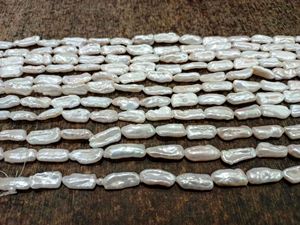 Perles naturelles rectangulaires en forme de nuget de 15 à 20 mm, vendues par brin de 16 pouces - Product Image 4