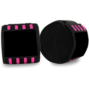 Flexible <b>Knee</b> Wraps With Strong <b>Compression</b> For Gym Squats Weightlifting <b>Knee</b> Joint <b>Support</b> And Protection - Product Image 3