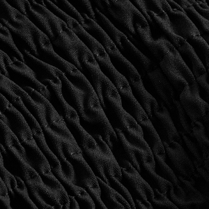 Blouse noire gothique pour femme, style punk, coupe courte, épaules dénudées, sans manches, avec bretelles à boucle cœur, en maille respirante pour l'été - Product Image 5